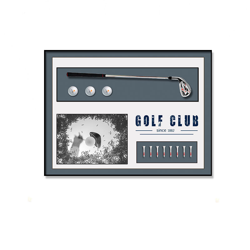 Golf colgando pintura sala de estar pintura decorativa sofá fondo pared pintura pasillo mural club colgando pintura