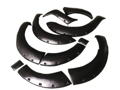 Suitable for Ford road shaker wheel eyebrow 15-18 mudguard ABS thickened anti-collision hole-free off-road wheel arch modification (Wheel eyebrow) - wheel-eyebrow-with-nail-style-3m-glue-can-be-applied-without-drilling