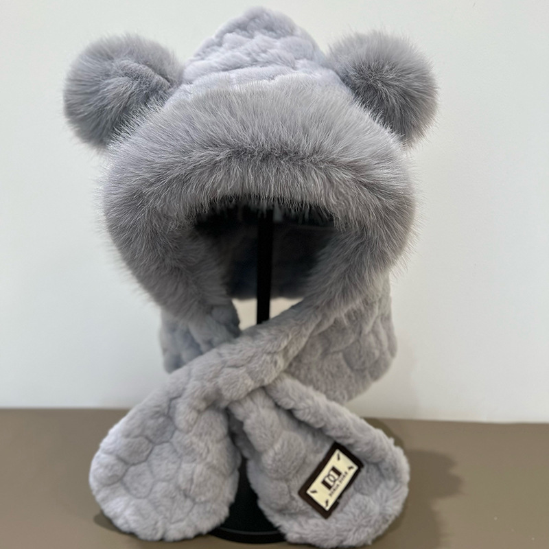 풋볼 패턴 엠보싱 투피스 세트 [그레이]