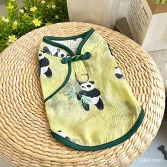 オリジナルの国風のポンポンの漢服のチャイナドレスのスカートのテディの熊のヨークシャーの猫の服の夏の王女の子犬の服