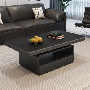 Minimalist Rectangular Coffee Table Small Apartment Home Living Room Table 2025 Internet Celebrity New Modern High-End Tea Table