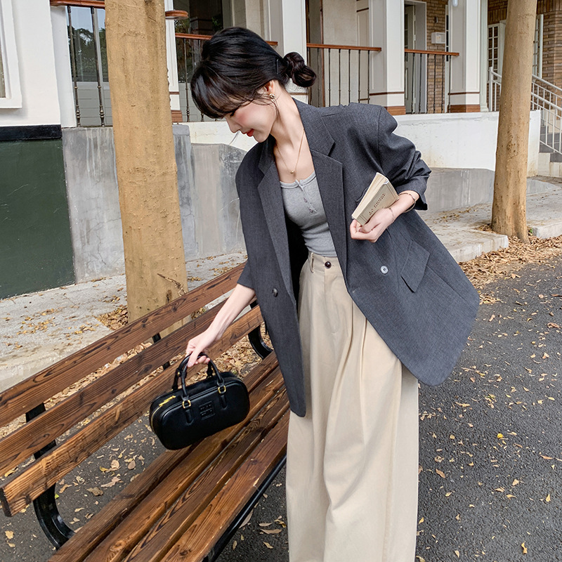 小西装外套女2025春秋季新款气质小众韩系西服轻熟风小西服上衣女|undefined