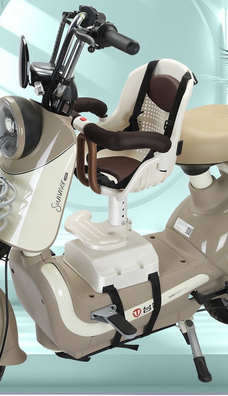 New Shock-Absorbing Fully Enclosed Seat Baby Safety Seat Electric Vehicle Child Seat Adjustable Height Child Seat Y90
