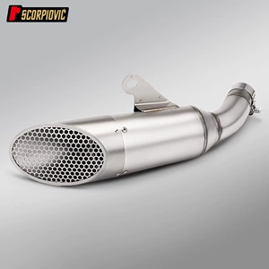 Motosiklet Mt03 Mt25 R3 R25 modifikasiyalı inteqrasiya olunmuş egzoz borusu susturucu