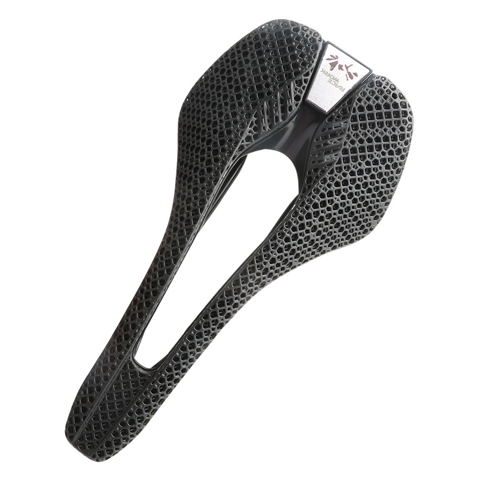 RACEWORK bicicleta tecnología 3D cojín de impresión carretera mountain bike cojín de asiento cómodo transpirable alforja de nido de abeja