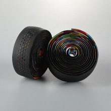 自行车把带绑带公路车把带减震止滑打孔透气吸汗握把带七彩把带