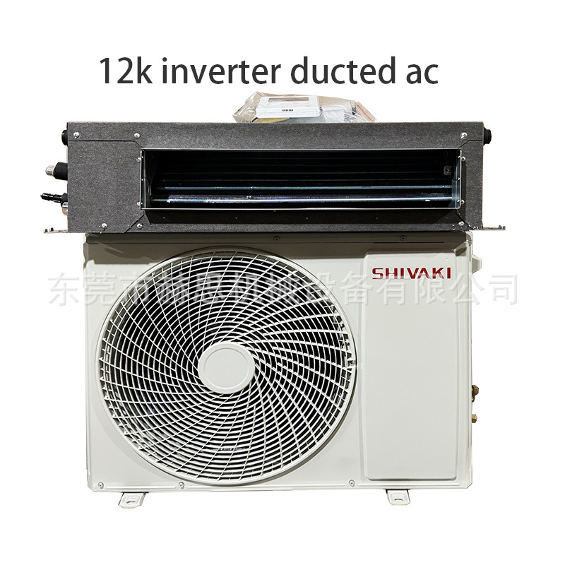 Comercio exterior Inglés 220V Conducto aire acondicionado 12000btu convertidor de frecuencia frío calentamiento silencioso