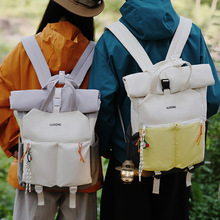 双肩包定制女大容量登山短途旅行背包大学生通勤休闲男女书包定做