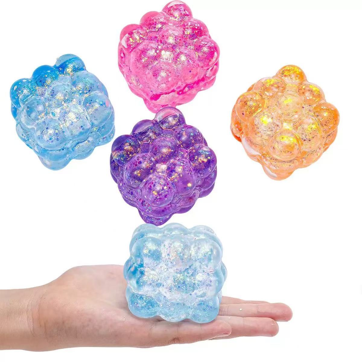 Hielo de maltosa pellizco pellizco juguete de descompresión Needoh el mismo hielo transparente de alto valor facial descompresión artefacto extruido