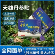 古蒙力天雄丹参贴关节贴颈椎腰椎发热艾灸贴全身通用老黑膏贴批发