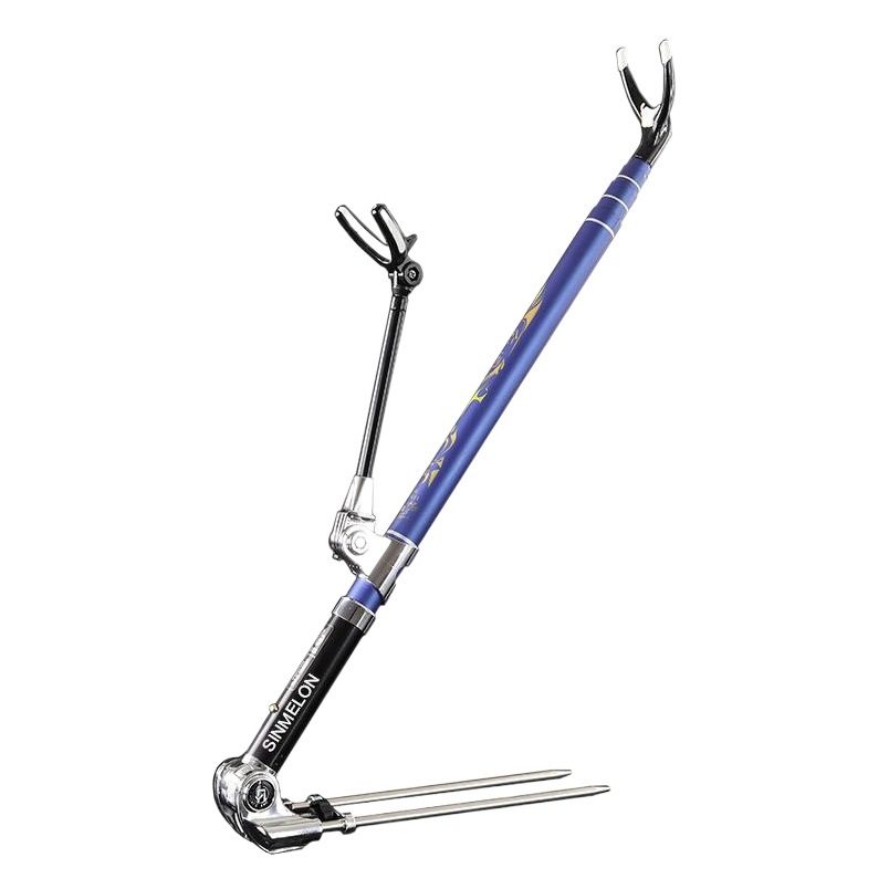 Boyang Confucian Carbonized Bracket Battery Fishing Rod Bracket Ground Inserting Fishing Rod Rack Competitive Fishing Rod Telescopic Bracket Rod