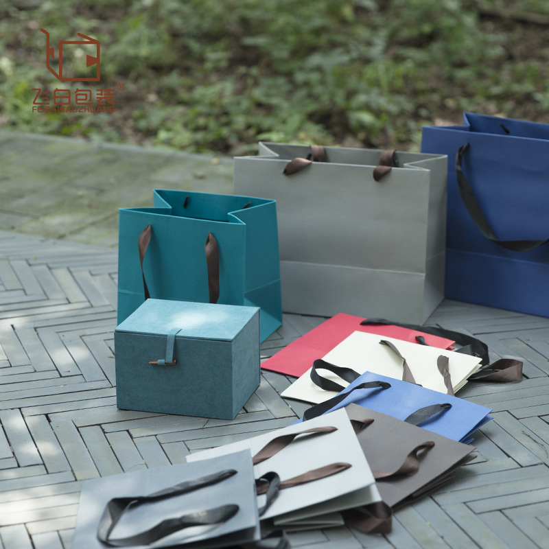 特种纸多色纸袋方形礼品袋生日伴手礼手提袋饰品包装外卖烘焙纸袋