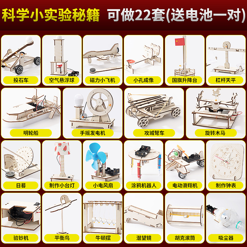 科学小实验套装小学生爆火玩具科教益智玩具科学小制作教具|undefined