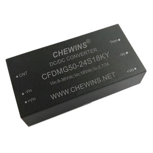 Cfdmg50-24S15Ky Mining Dcdc Power Module 24V to 15V Optocoupler Protection 50W Isolation 2500V
