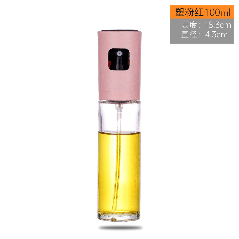 Botella de spray de vidrio cocina hogar aire freidora atomización de alta presión comestible aceite de oliva spray kettle spray