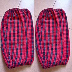 棉格子袖套批發加長耐磨加厚家務家用工作防髒耐污防曬加大護袖