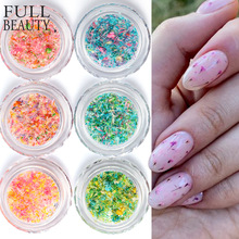 跨境新款美甲干花日韩系ins植物真花混装小碎花饰品瓶装美甲干花