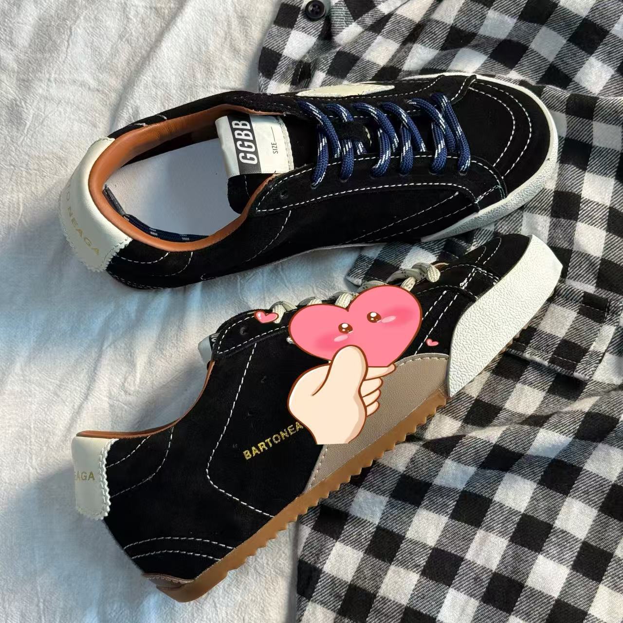 Genuine Leather Star Shoes Exported to South Korea's Height-Increasing Women's Casual Sneakers Forrest Training Women's Shoes Student Trend Manufacturer Dropshipping