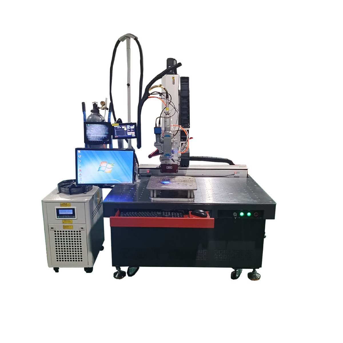 QCW焊接机,金属焊接，牙套牙箍焊接，传感器焊接，电池密封盖焊接