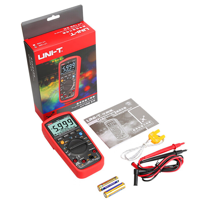 UNI-T UT139E multímetro digital verdadero valor efectivo multímetro