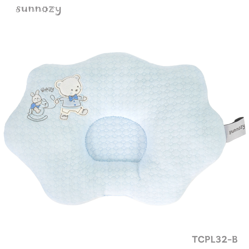 Corrección infantil anti-migraña almohada de forma, bebé calmar animales bordados almohada de lactancia, almohada recién nacida transfronteriza