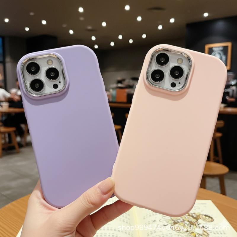 胖墩墩电镀框磨砂素材壳 适用传音 POVA7 大孔全包椭圆TPU手机壳