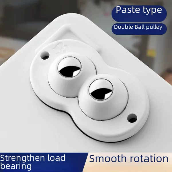 Universal wheel convenient pulley base adhesive ball caster roller swivel chair mute furniture mobile small wheel