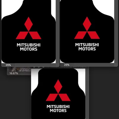 mats, universal for all seasons, dirt-resistant, Universal Foot Pad - mitsubishi-full-set-60505050cm-crystal-velvet-four-piece-set