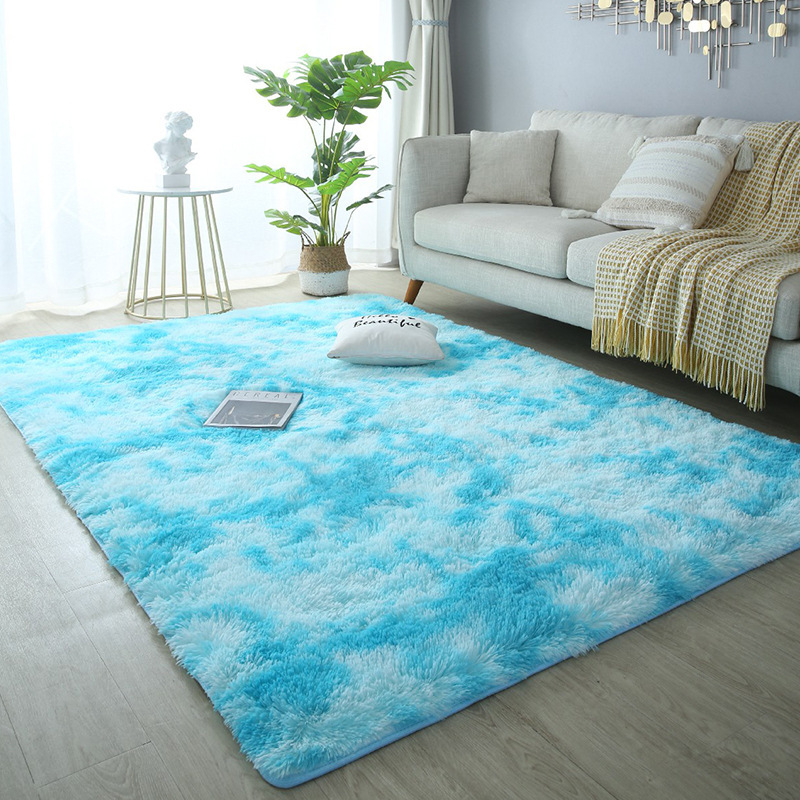 Nórdico ins estilo lindo alfombra sala de estar dormitorio mesa de café alfombra de la habitación de la muchacha de cabecera del hogar felpa engrosada Manta