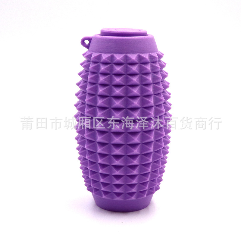 クロスボーダー 3D プリント Spiky Grippie Stim キーホルダーポータブル指先減圧マッサージキーホルダー|undefined