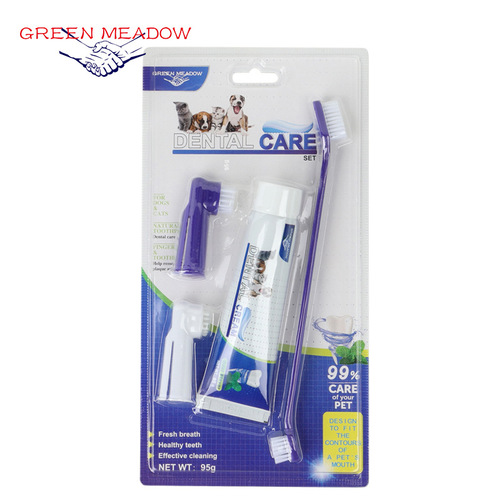Pet Toothpaste Dog Toothbrush Cat Toothbrush Dog Toothbrush Dog Cat Finger Coat Toothbrush Dog Toothpaste Cat Teeth Cleaning Set