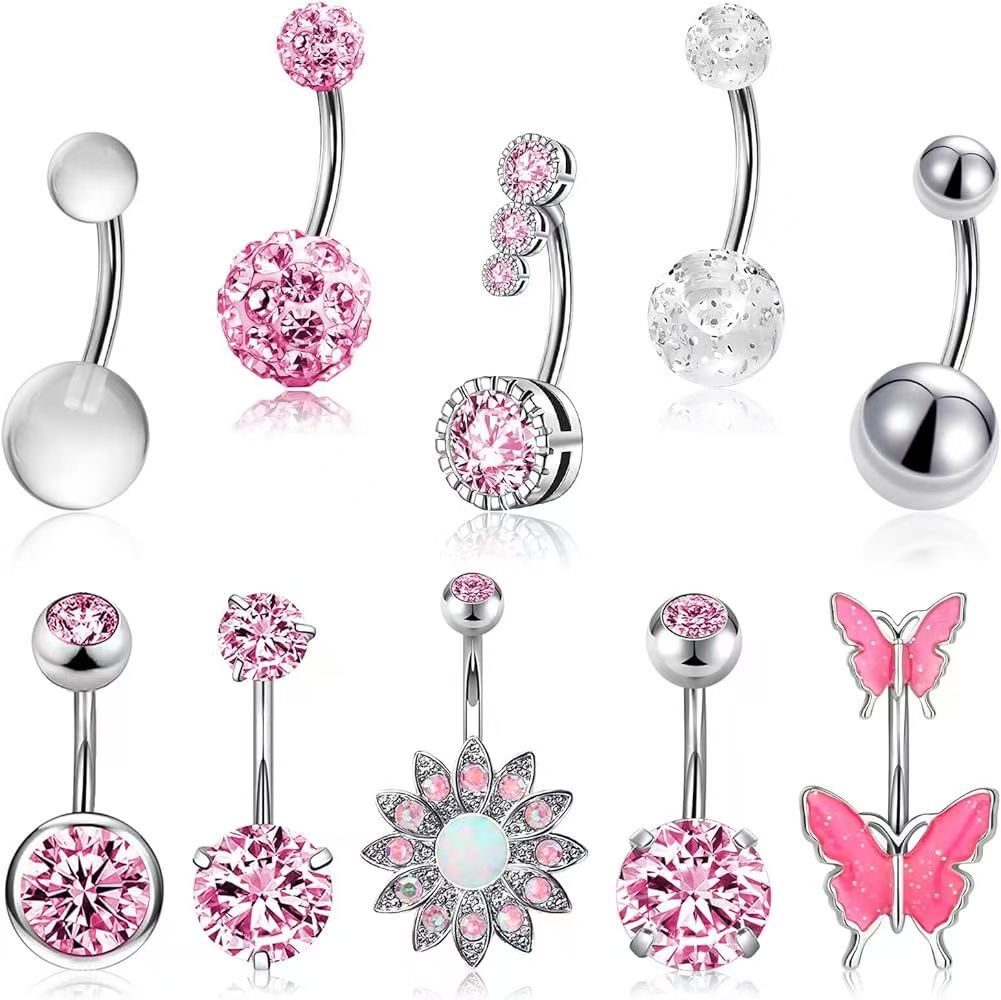 Silver pointed spike labret stud material detail