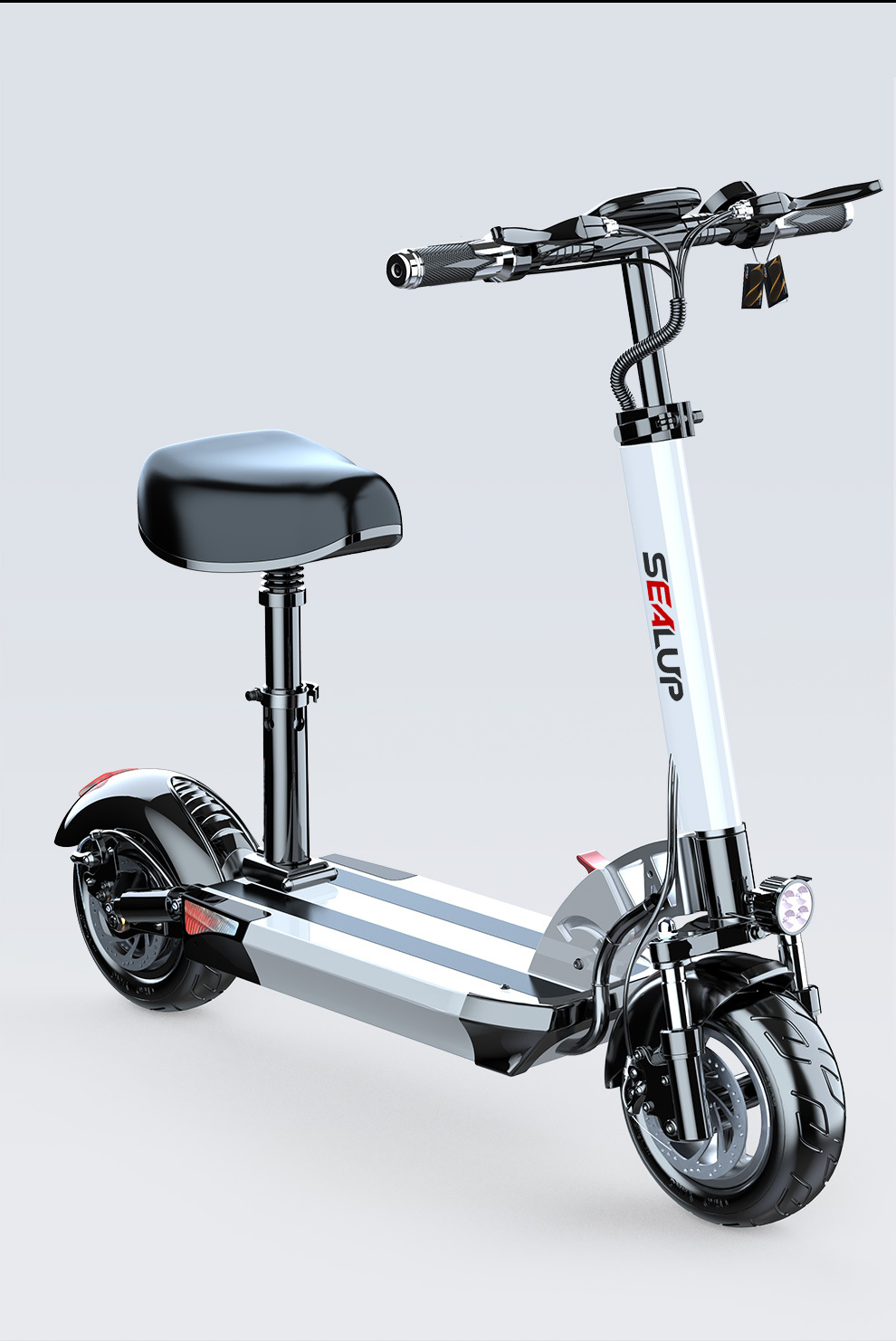 Folding electric scooter, 10-inch aluminum alloy two-wheeled e-bike