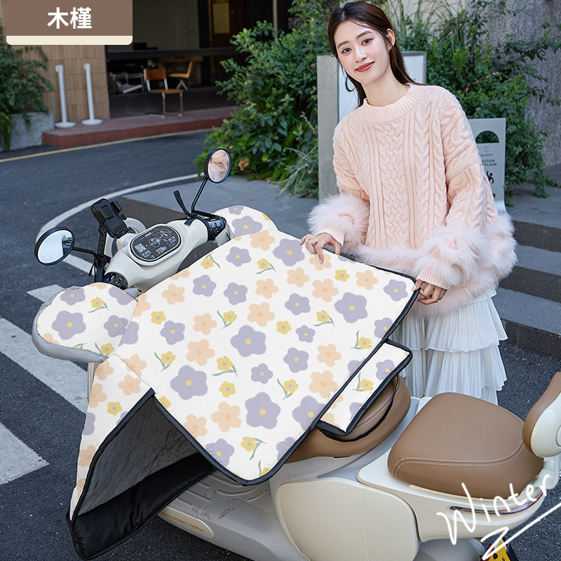 2025年新型電動車用防風カバー 冬用卸売 裏起毛 厚手 保温 防寒 防水 防風カバー|undefined