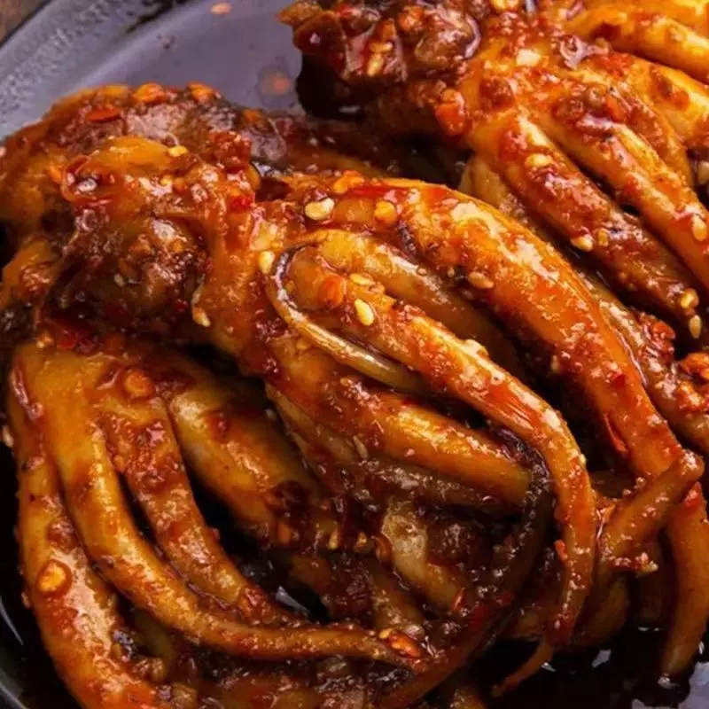 麻辣鱿鱼零食小吃香辣鱿鱼丝海鲜八爪鱼鱿鱼须休闲解馋零食品NS