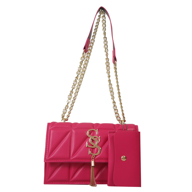 2024 primavera nueva moda de moda bolso de hombro retro cadena casual bolsa de mensajero de las mujeres simple bolsa casual mujeres