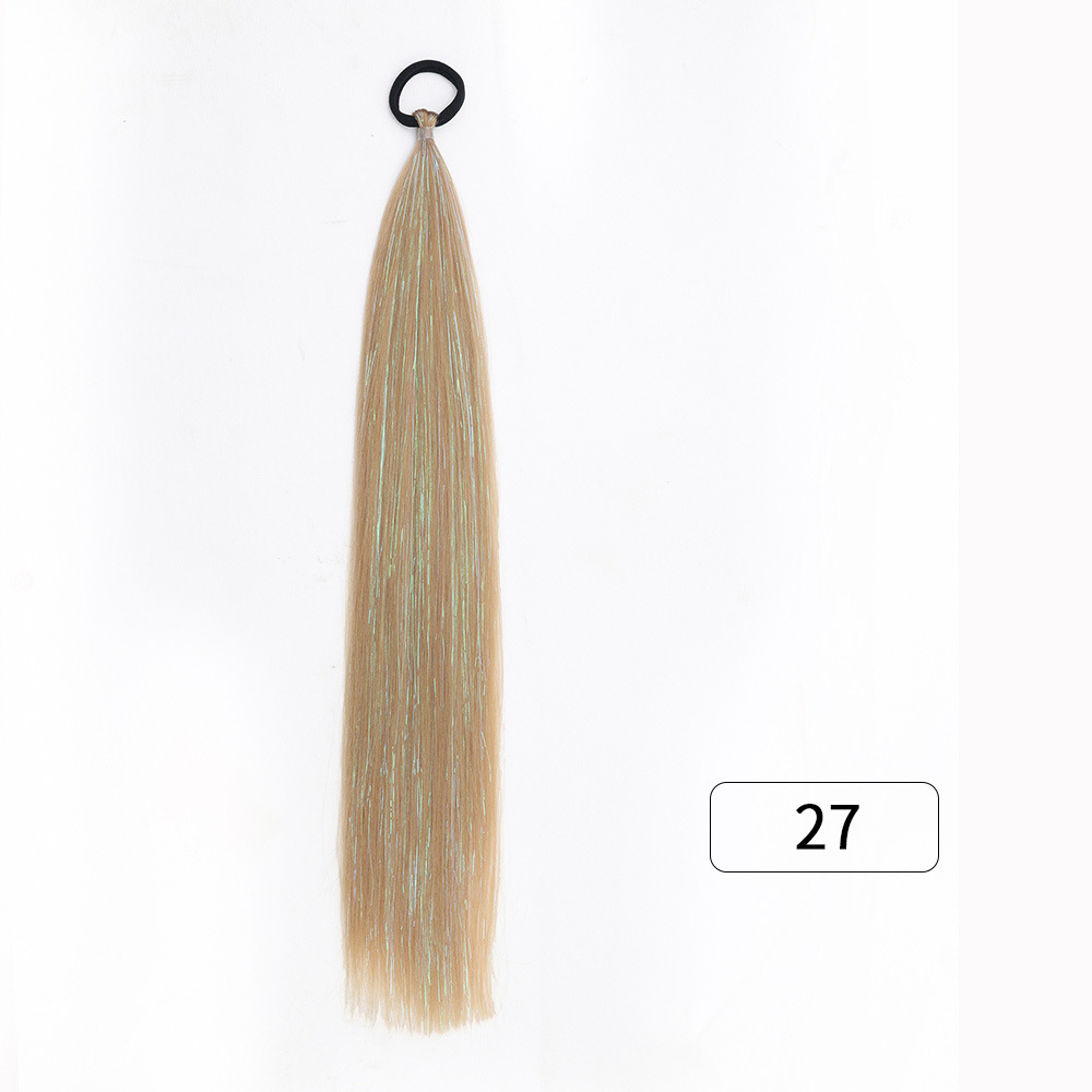 Venta al por mayor de hilo de oro y plata para comercio exterior, para pelucas y coletas de rastas EZ, de un solo hilo, con degradado de colores, para cabello trenzado DIY, hilo láser y trenzas grandes.