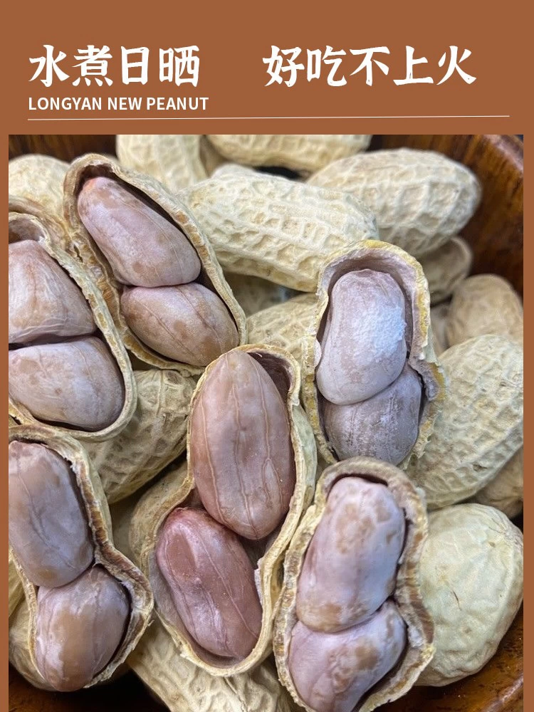 Арахис Лонгьянь со вкусом чеснока, оригинальный хрустящий вкус с пятью специями, соленый арахис в скорлупе, высушенный на солнце, для коммерческой оптовой продажи.