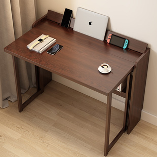 All solid wood foldable desk primary and secondary school children's desk small apartment simple office computer desk