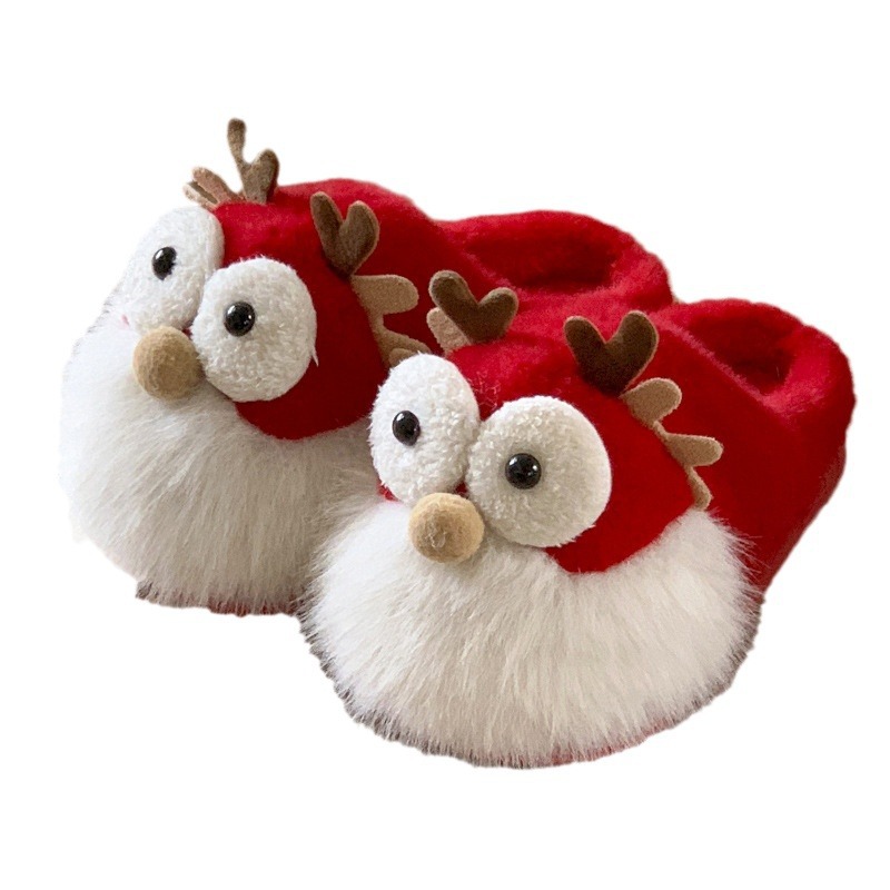 Cartoon cotton for women in autumn winter 2024, new indoor cute, warm, and plush home slippers_voghion.com