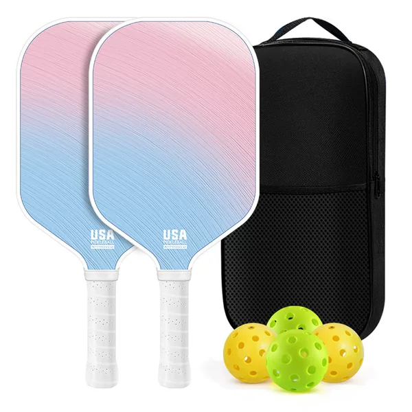 Carbon Fiber T700 Full Set Pickleball Paddle Gradient Macaron Color