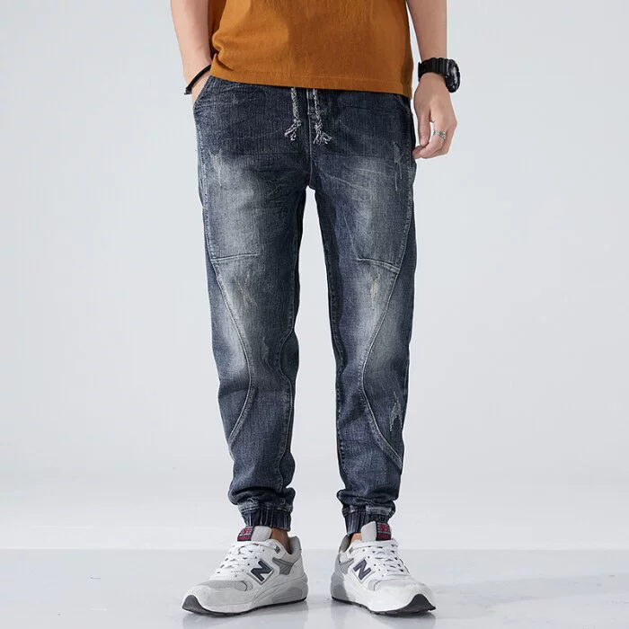 Summer jeans, men's trousers, oversize