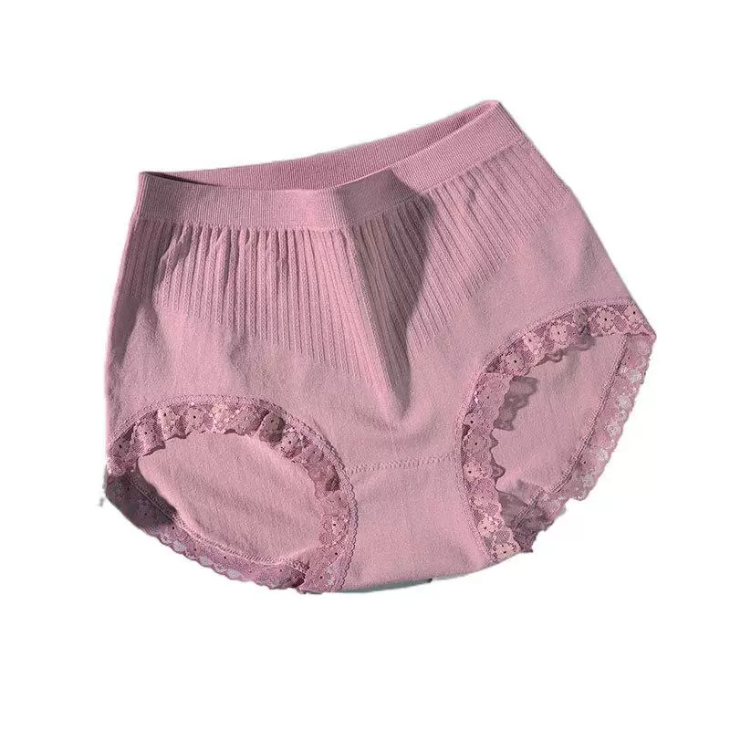 Супер пуля женские хлопковые бесшовные фигуральные штаны Loves Lace Triangle Body Pants Duo 2029