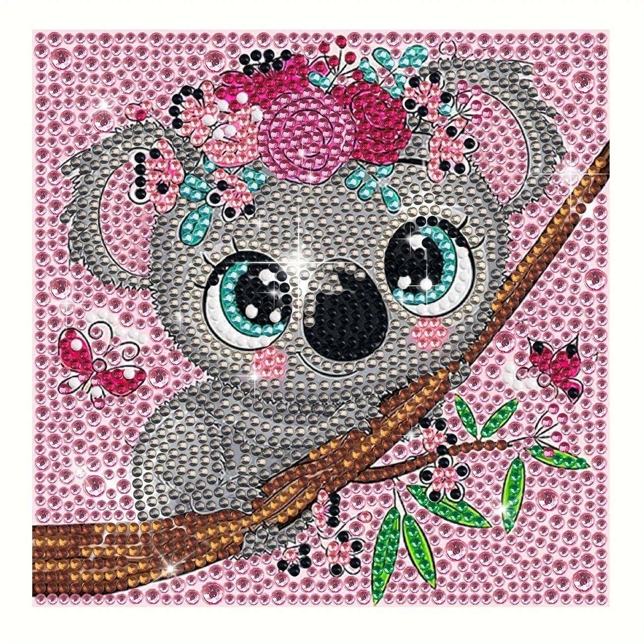 Алмазный набор, мультипликационная мозаика, 15×15см, ручной работы