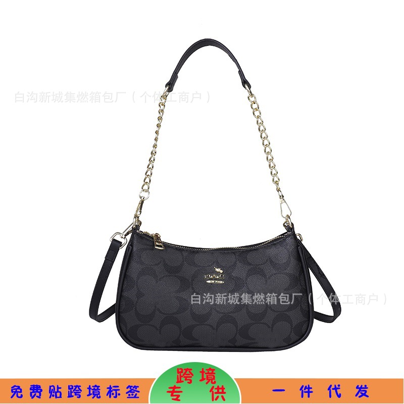 Ventas transfronterizas en caliente nuevas bolsas de brazo de mujer, bolsas de hombro, bolsas de mano de impresión casuales de moda para mujeres