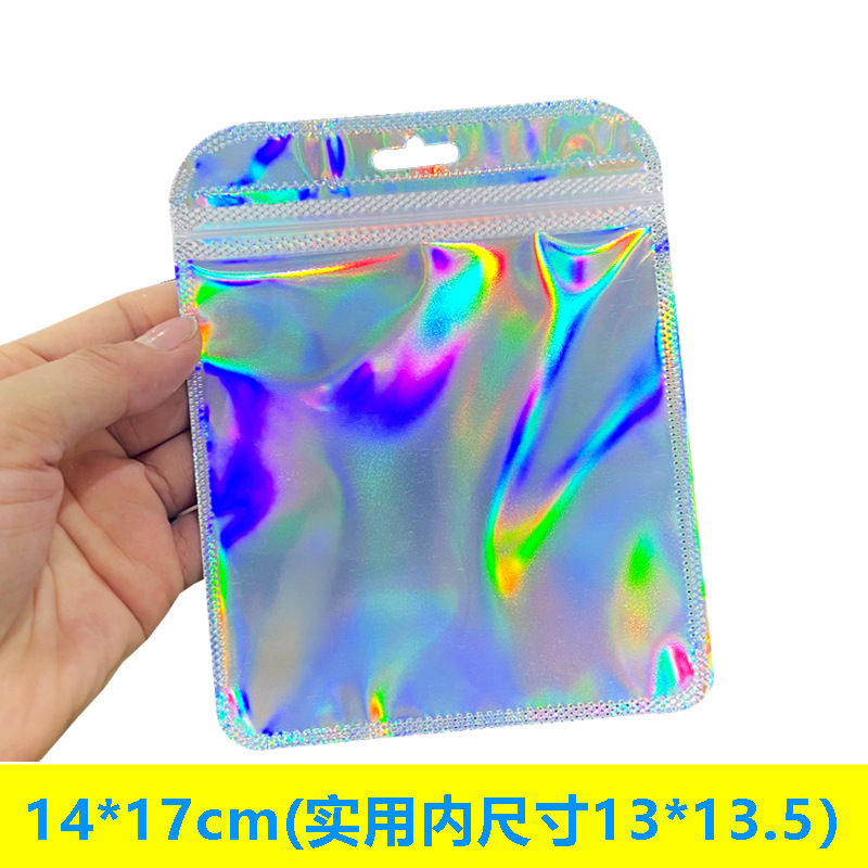 正方形のセルフシール包装袋現物両面透明ゴム袋四角い袋白いセルフシール袋大珠光袋