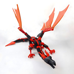dummy13 越境ホットセール 3D プリント手作り装飾品フライングドラゴンファイアドラゴンパズル組み立て人形多関節可動