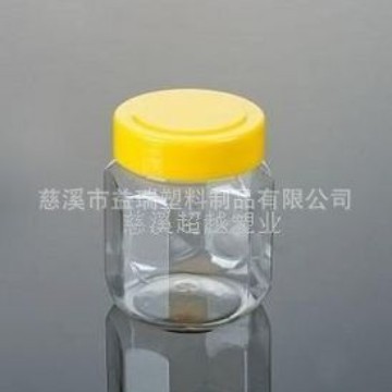 260g八角蜂蜜瓶/花草茶瓶/玫瑰酱瓶/黄油瓶 200ml塑料瓶(PT016)