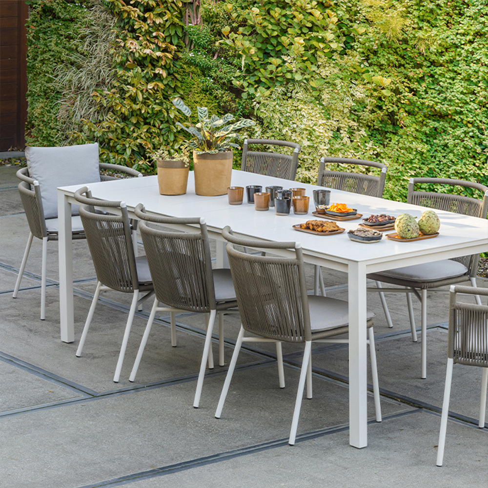 Outdoor table and chair set with umbrella rattan chair three-piece set outdoor chair patio balcony leisure waterproof sunshade courtyard table and chair