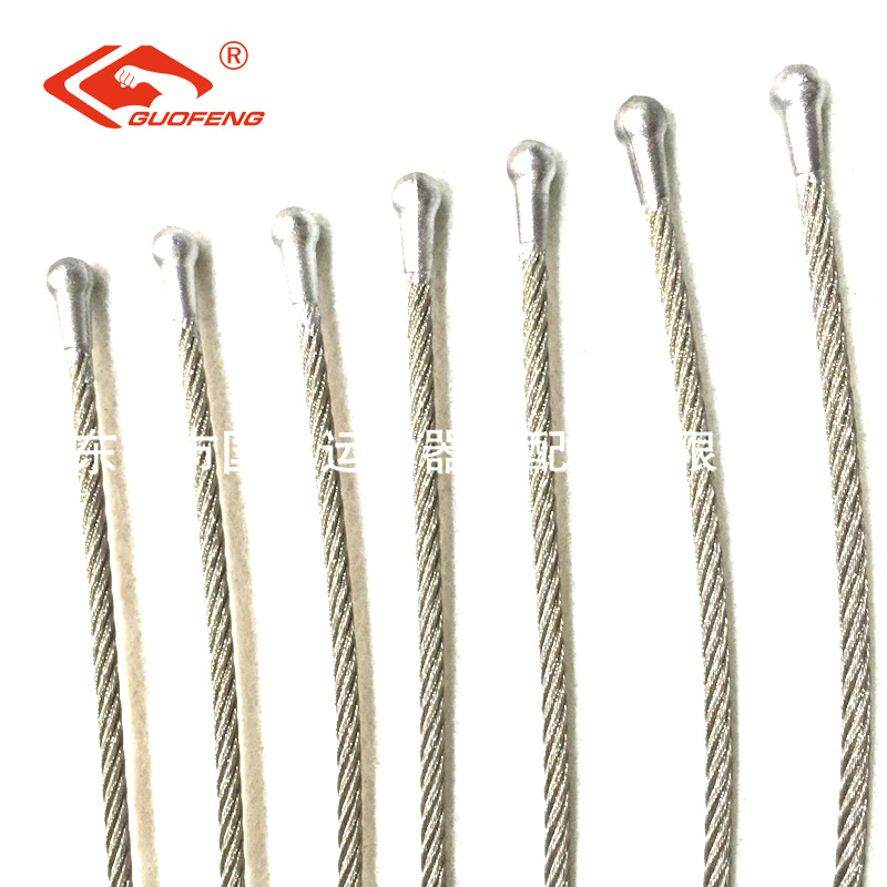 Cable de Acero Inoxidable con Terminal Fundido a Presión para Camioneta, Cable de Acero Recubierto de Plástico para Puerta Trasera de Camioneta